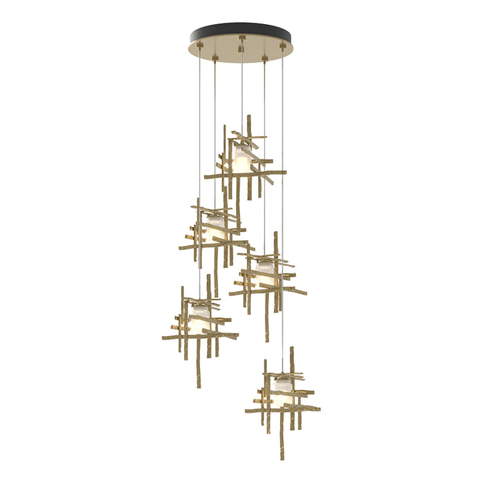 Hubbardton Forge 131128 Tura 5-lt 27" LED Pendant