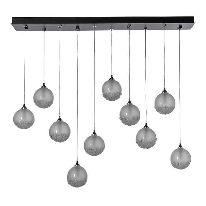 Hubbardton Forge 131130 Fritz Globe 10-lt 45" LED Pendant