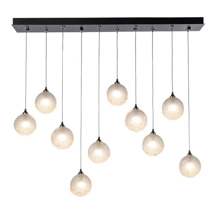 Hubbardton Forge 131130 Fritz Globe 10-lt 45" LED Pendant