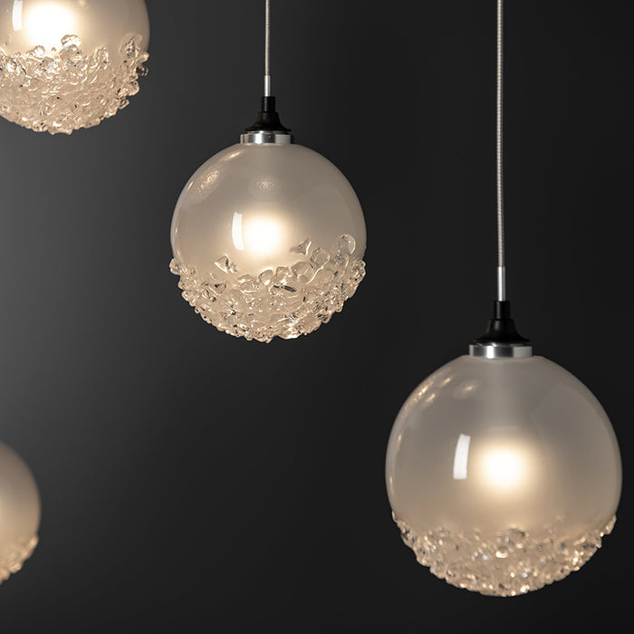 Hubbardton Forge 131130 Fritz Globe 10-lt 45" LED Pendant