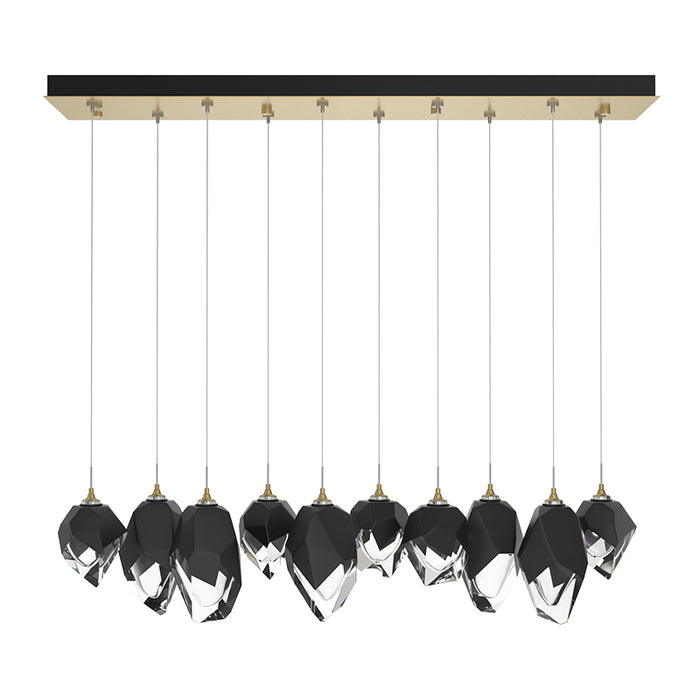 Hubbardton Forge 131145 Chrysalis 10-lt 45" LED Mixed Crystal Pendant