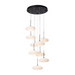 Hubbardton Forge 131147 Clouds 9-lt 23" LED Pendant - Black