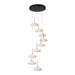 Hubbardton Forge 131147 Clouds 9-lt 23" LED Pendant - Black