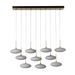 Hubbardton Forge 131148 Clouds 10-lt 48" LED Pendant - Modern Brass