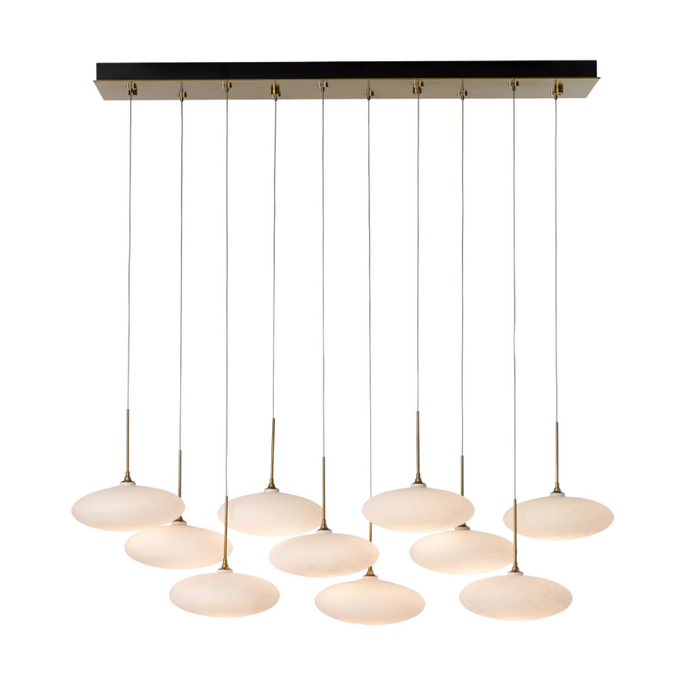 Hubbardton Forge 131148 Clouds 10-lt 48" LED Pendant - Modern Brass