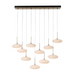 Hubbardton Forge 131148 Clouds 10-lt 48" LED Pendant - Modern Brass