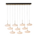 Hubbardton Forge 131148 Clouds 10-lt 48" LED Pendant - Modern Brass