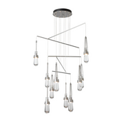 Hubbardton Forge 131149 Link 10-lt 35" LED Pendant - Vintage Platinum
