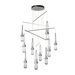 Hubbardton Forge 131149 Link 10-lt 35" LED Pendant - Vintage Platinum