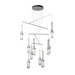 Hubbardton Forge 131149 Link 10-lt 35" LED Pendant - Vintage Platinum