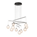 Hubbardton Forge 131151 Fritz 10-lt 37" LED Pendant - Oil Rubbed Bronze