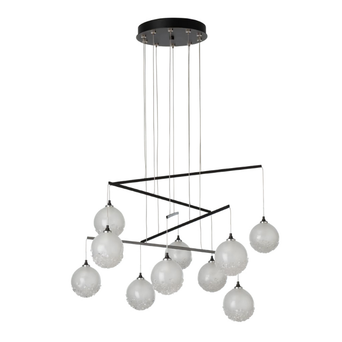 Hubbardton Forge 131151 Fritz 10-lt 37" LED Pendant - Oil Rubbed Bronze