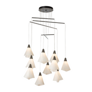 Hubbardton Forge 131152 Mobius 10-lt 39" LED Pendant - Dark Smoke