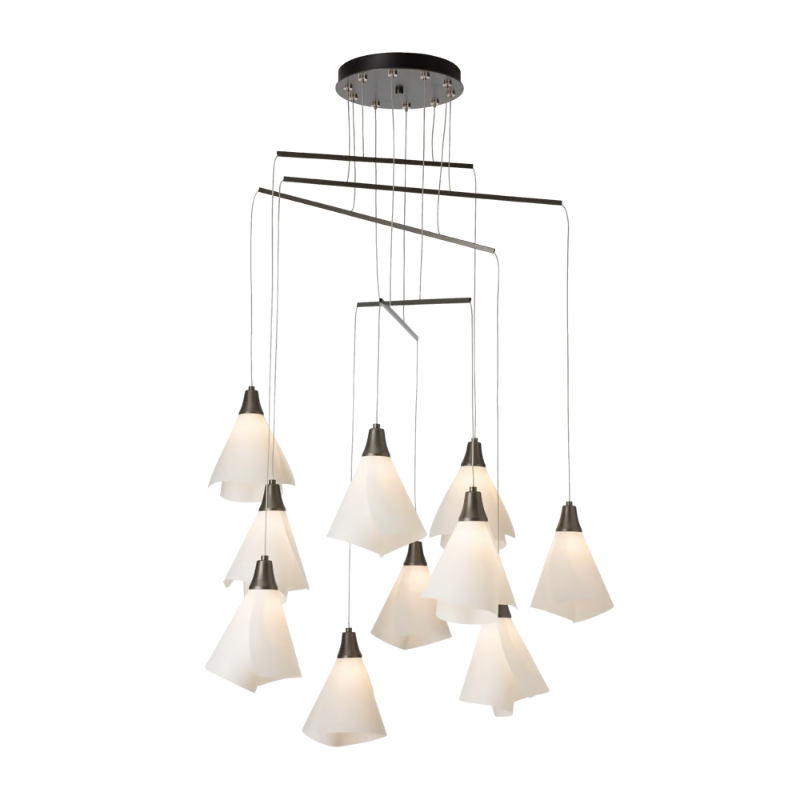 Hubbardton Forge 131152 Mobius 10-lt 39" LED Pendant - Dark Smoke