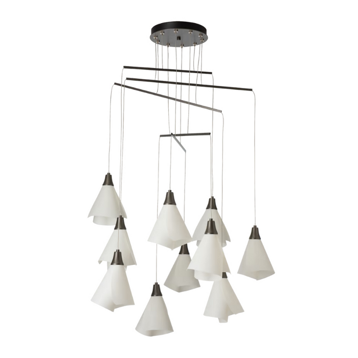 Hubbardton Forge 131152 Mobius 10-lt 39" LED Pendant - Dark Smoke