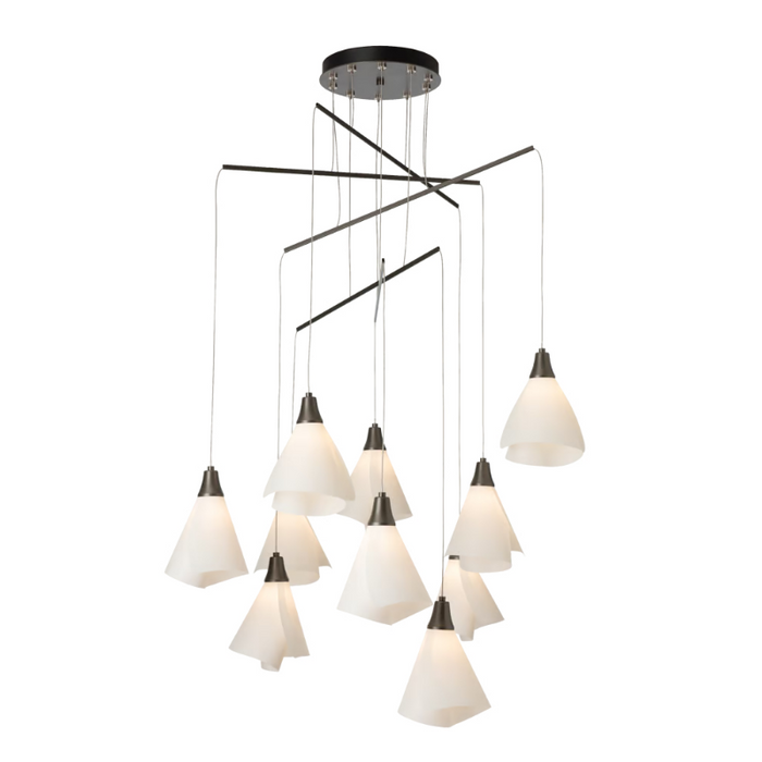 Hubbardton Forge 131152 Mobius 10-lt 39" LED Pendant - Dark Smoke