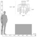 Hubbardton Forge 131154 Exos 10-lt 35" LED Pendant