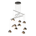 Hubbardton Forge 131155 Brooklyn 10-lt 38" LED Pendant