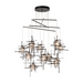 Hubbardton Forge 131156 Tura 10-lt 49" LED Pendant - Oil Rubbed Bronze
