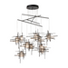 Hubbardton Forge 131156 Tura 10-lt 49" LED Pendant - Oil Rubbed Bronze
