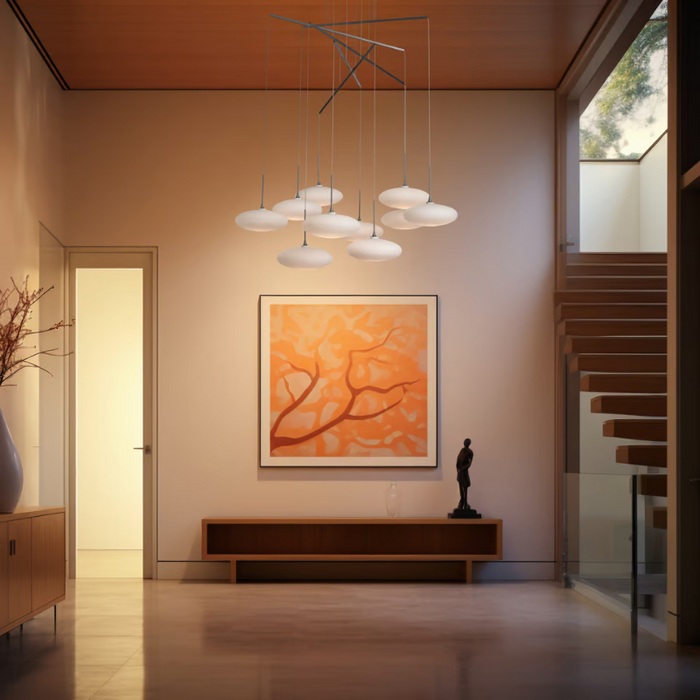 Hubbardton Forge 131157 Clouds 10-lt 42" LED Pendant