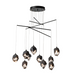 Hubbardton Forge 131159 Chrysalis 10-lt 37" LED Pendant - Black