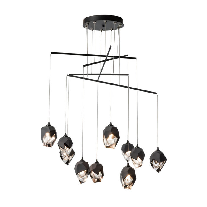 Hubbardton Forge 131159 Chrysalis 10-lt 37" LED Pendant - Black