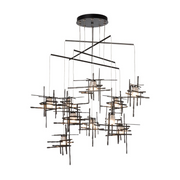 Hubbardton Forge 131160 Tura 10-lt 49" LED Pendant - Oil Rubbed Bronze