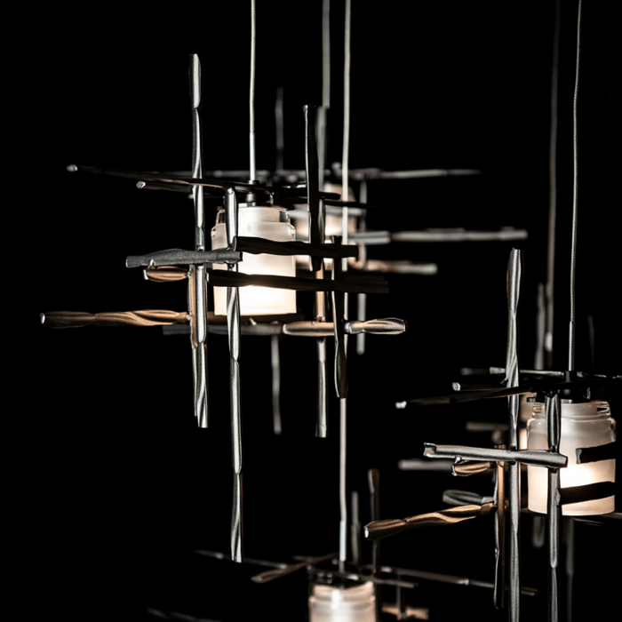 Hubbardton Forge 131160 Tura 10-lt 49" LED Pendant