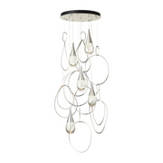 Hubbardton Forge 131161 Lyric 5-lt 31" LED Round Pendant - Sterling