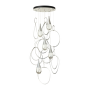 Hubbardton Forge 131161 Lyric 5-lt 31" LED Round Pendant - Sterling