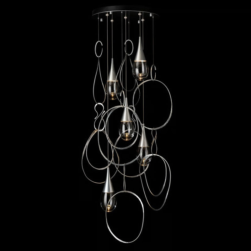 Hubbardton Forge 131161 Lyric 5-lt 31" LED Round Pendant