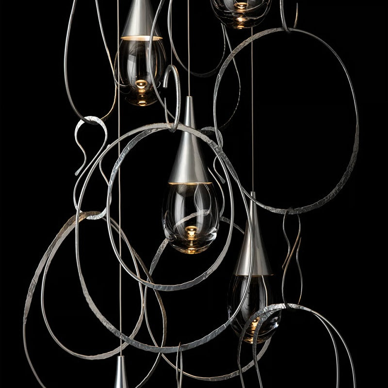 Hubbardton Forge 131161 Lyric 5-lt 31" LED Round Pendant
