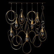 Hubbardton Forge 131162 Lyric 7-lt 52" LED Linear Pendant
