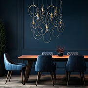 Hubbardton Forge 131162 Lyric 7-lt 52" LED Linear Pendant