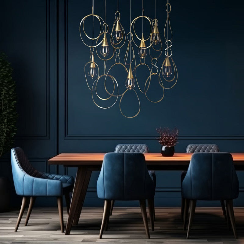 Hubbardton Forge 131162 Lyric 7-lt 52" LED Linear Pendant