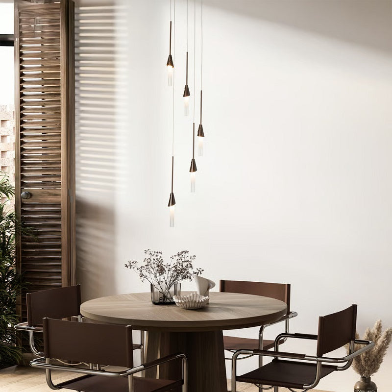 Hubbardton Forge 131163 Lilium 5-lt 12" LED Round Pendant
