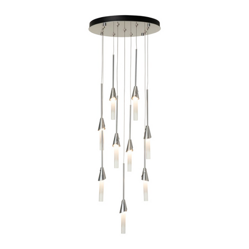 Hubbardton Forge 131164 Lilium 9-lt 21" LED Round Pendant - Sterling