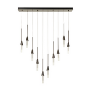 Hubbardton Forge 131165 Lilium 10-lt 45" LED Linear Pendant - Dark Smoke
