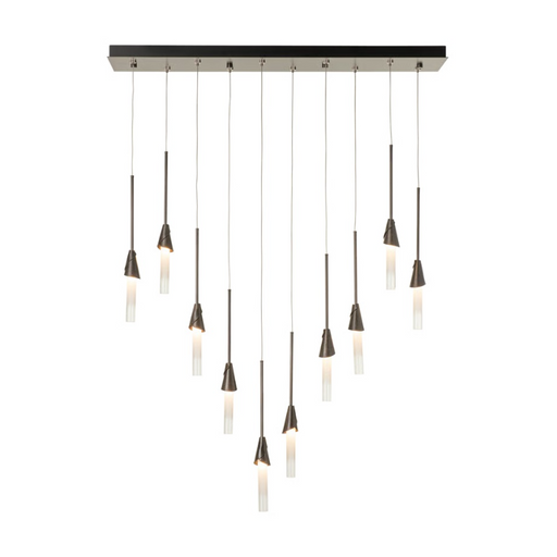 Hubbardton Forge 131165 Lilium 10-lt 45" LED Linear Pendant - Dark Smoke