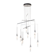 Hubbardton Forge 131166 Lilium 10-lt 35" LED Mobile Pendant - Sterling