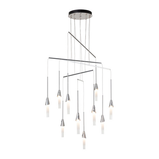 Hubbardton Forge 131166 Lilium 10-lt 35" LED Mobile Pendant - Sterling