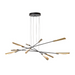 Hubbardton Forge 131412 Flight 10-lt 73" LED Pendant