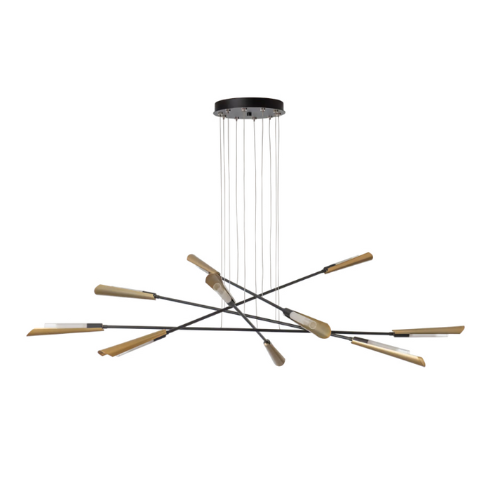 Hubbardton Forge 131412 Flight 10-lt 73" LED Pendant