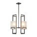 Hubbardton Forge 131550 Geo 4-lt 21" Pendant - Oil Rubbed Bronze