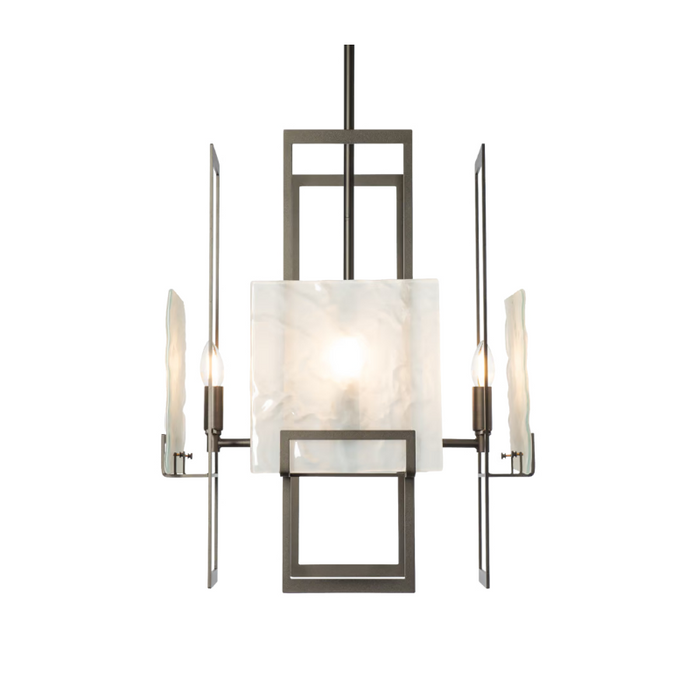 Hubbardton Forge 131550 Geo 4-lt 21" Pendant - Oil Rubbed Bronze