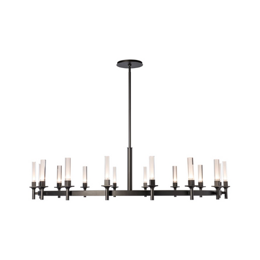 Hubbardton Forge 131621 Windsor 16-lt 61" LED Chandelier - Oil Rubbed Bronze/Frosted Glass