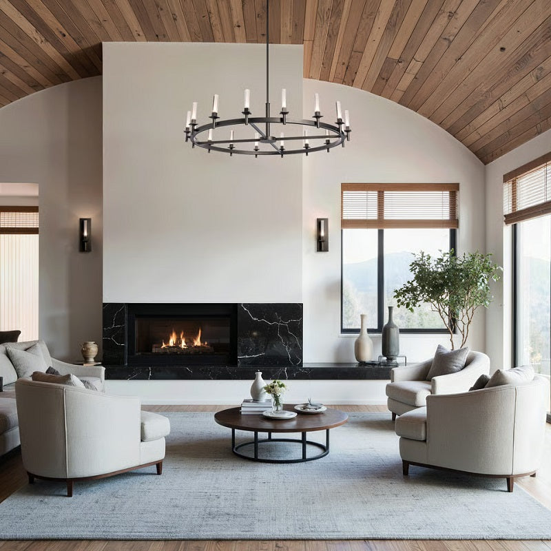 Hubbardton Forge 131621 Windsor 16-lt 61" LED Chandelier