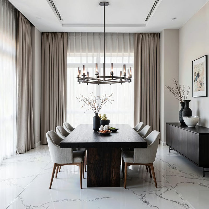 Hubbardton Forge 131622 Windsor 12-lt 43" LED Chandelier