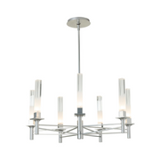 Hubbardton Forge 131624 Truss 7-lt 29" LED Round Chandelier - Sterling